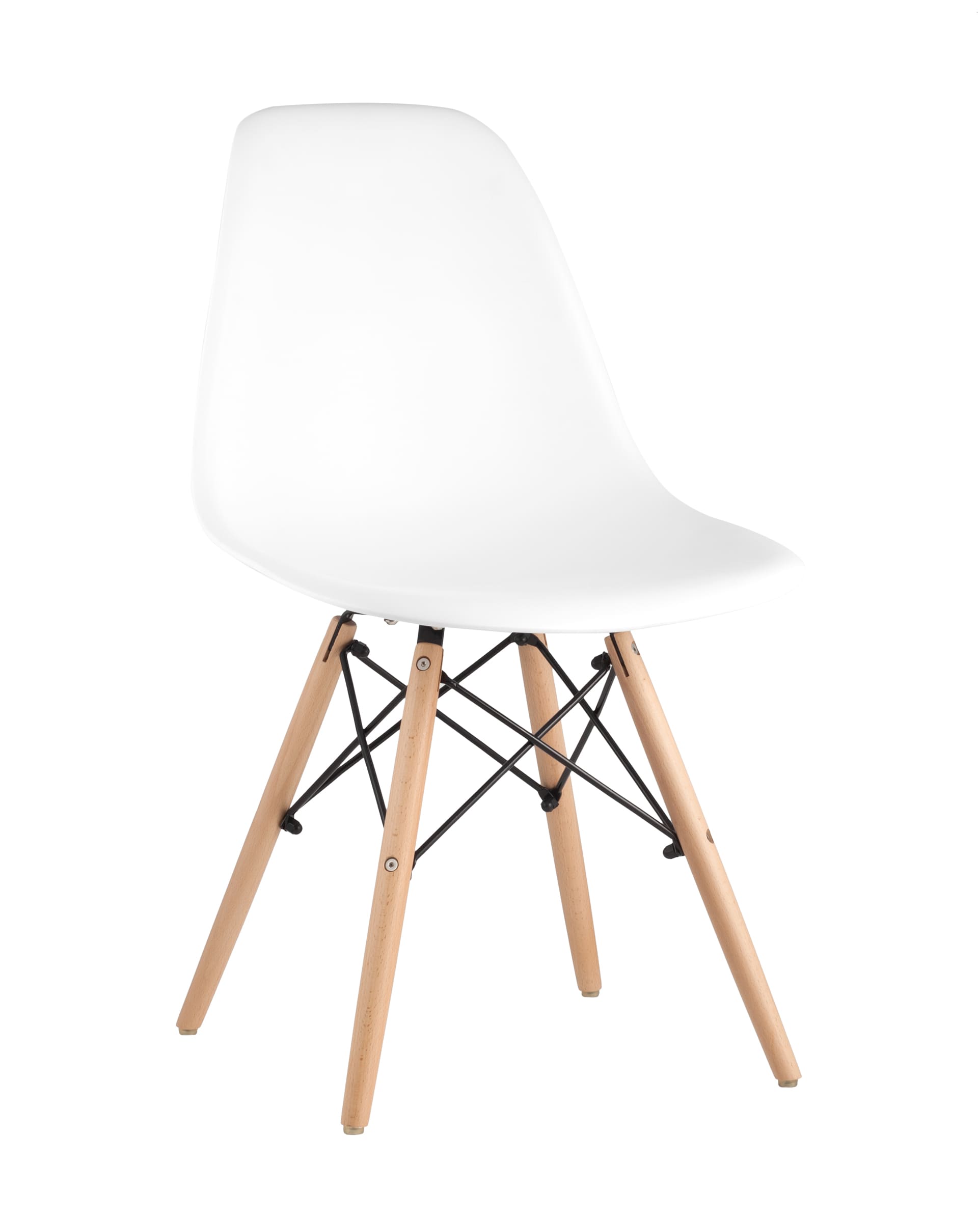 Стул Eames DSW белый пластиковый Стул Eames DSW белый пластиковый