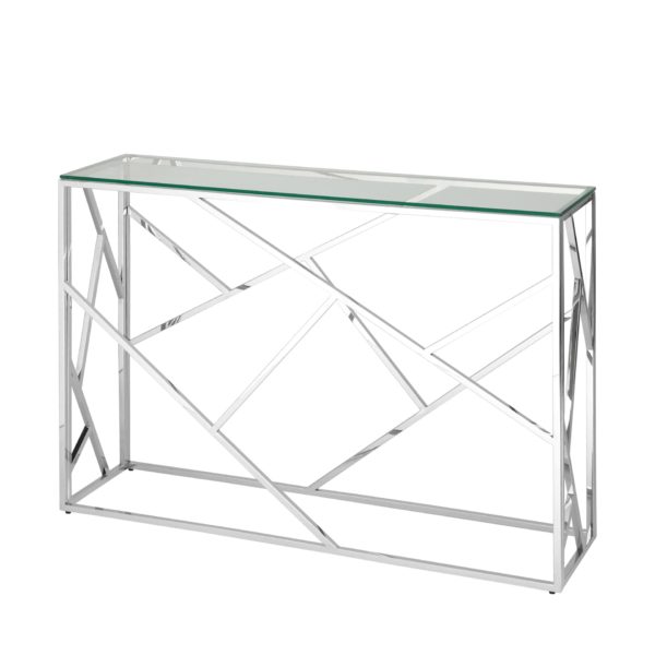 Консоль АРТ ДЕКО 115*30 серебро
