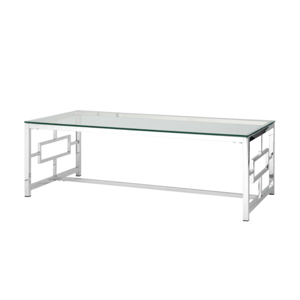 Стол Журнальный 120*60 БРУКЛИН серебро