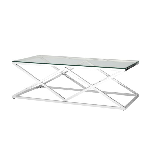 Стол журнальный 120*60 ИНСИГНИЯ серебро