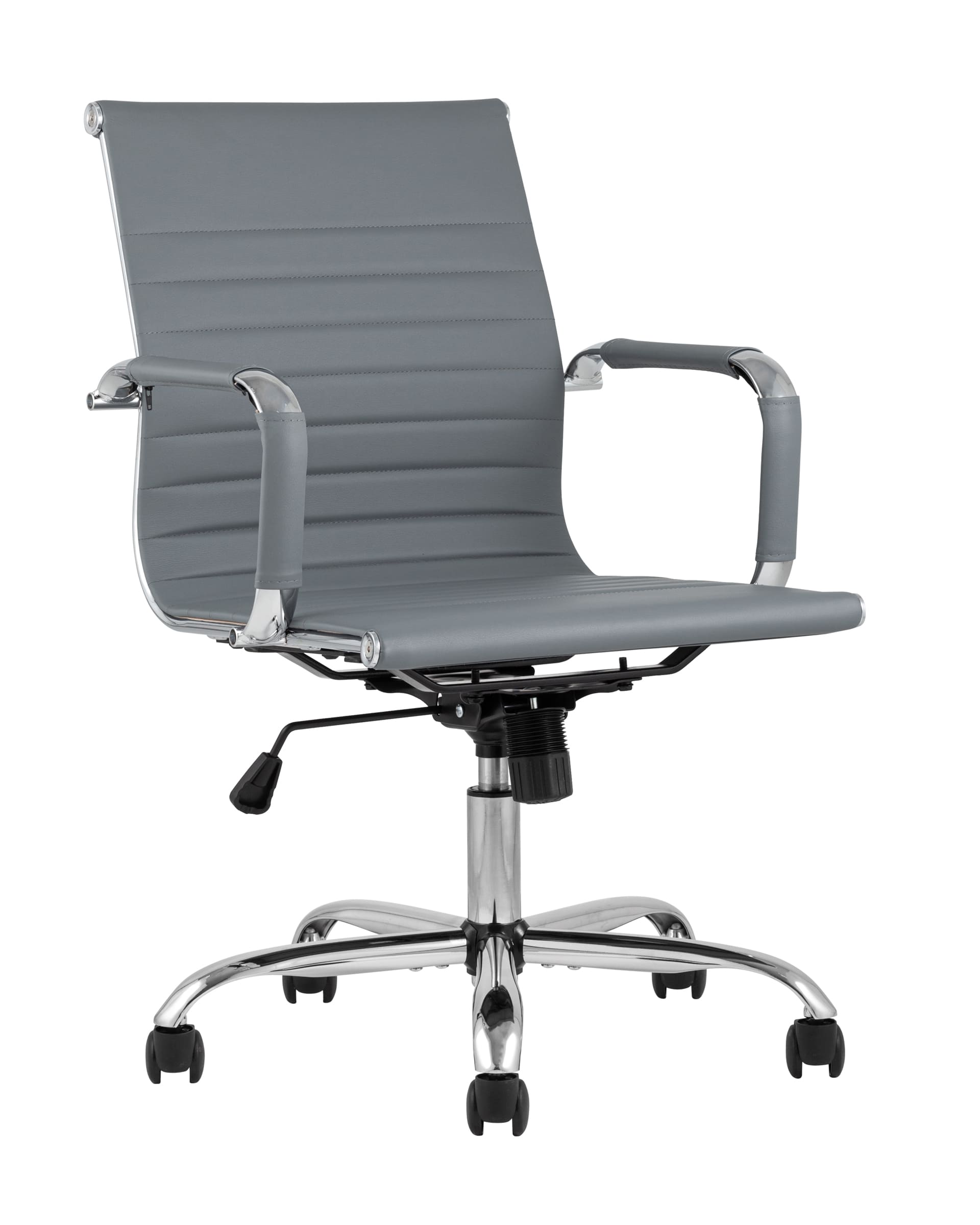 Компьютерное кресло TopChairs City S офисное серое Компьютерное кресло TopChairs City S офисное серое