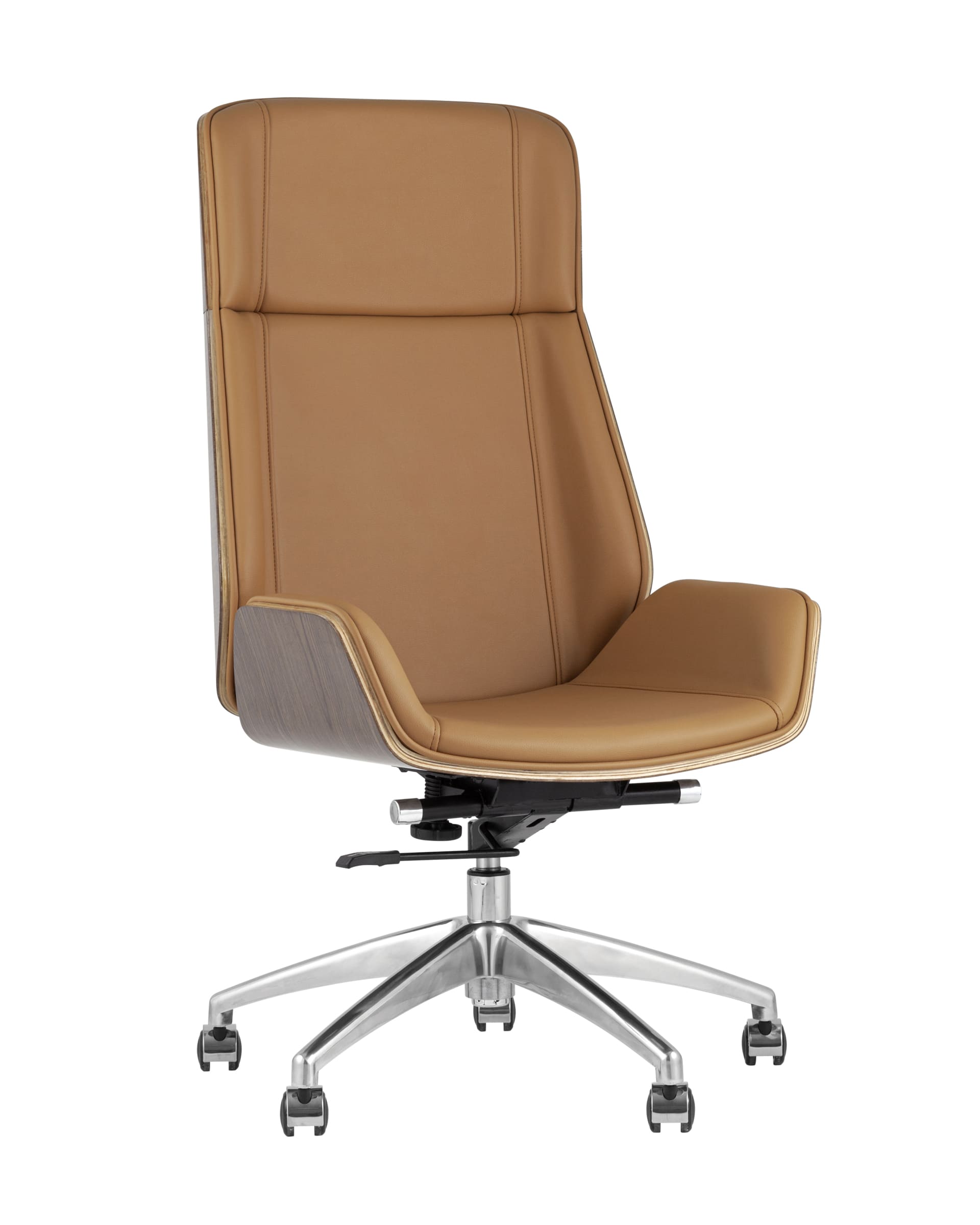 Компьютерное кресло TopChairs Crown офисное для руководителя коричневое Компьютерное кресло TopChairs Crown офисное для руководителя коричневое