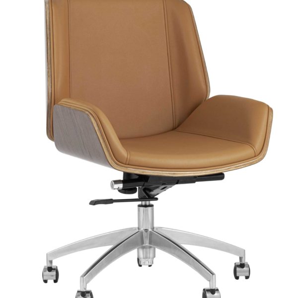 Компьютерное кресло TopChairs Crown офисное коричневое