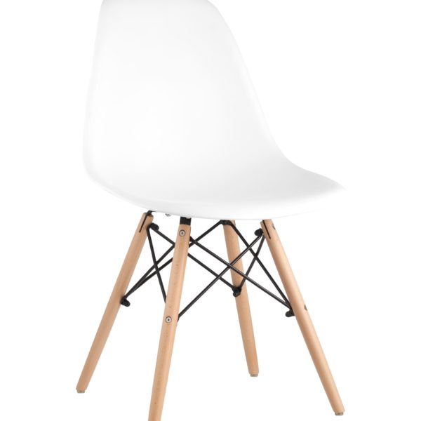 Стул Eames DSW белый пластиковый