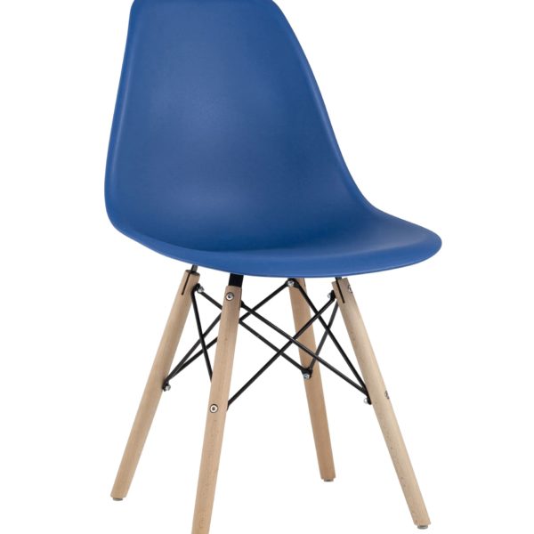 Стул Eames Style DSW синий пластиковый