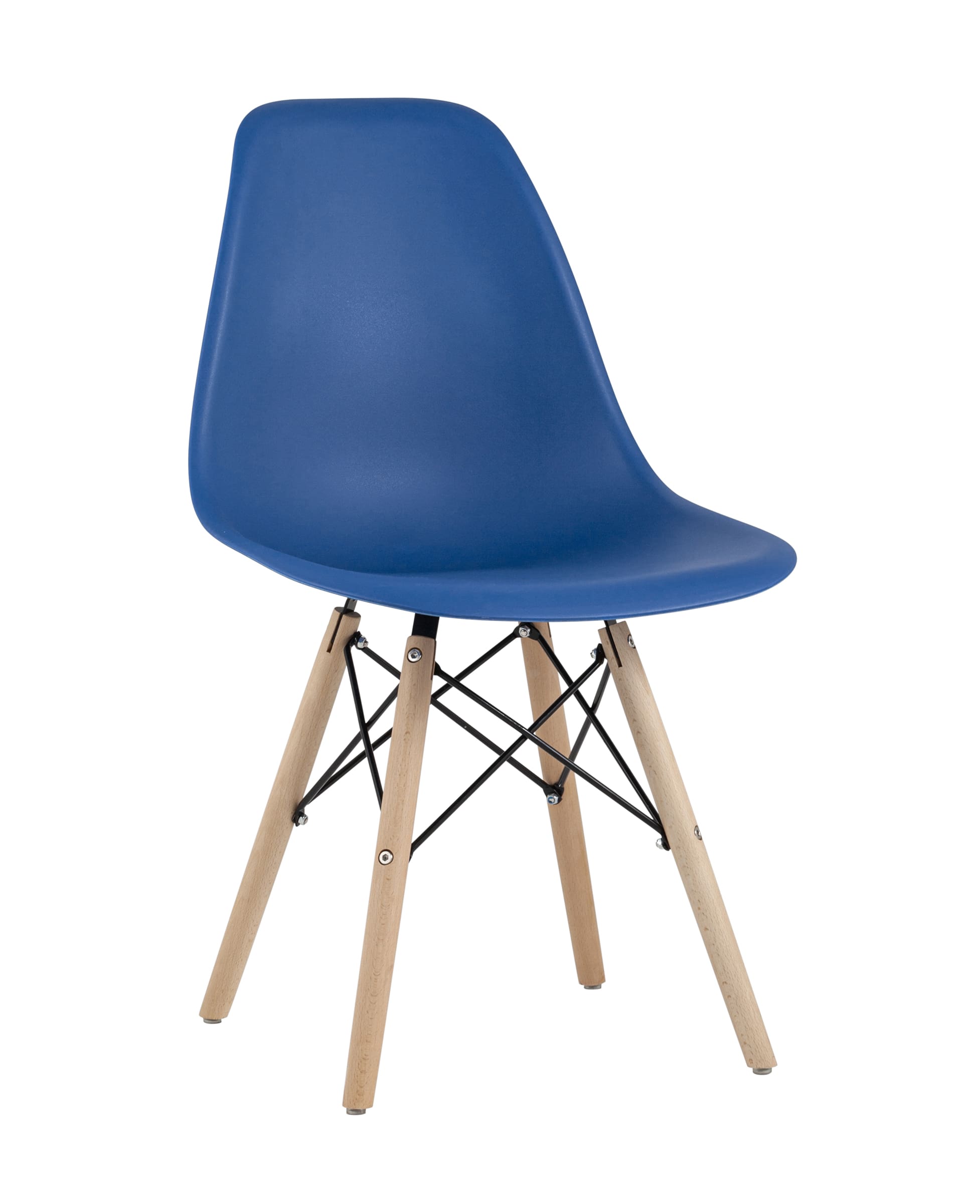 Стул Eames Style DSW синий пластиковый Стул Eames Style DSW синий пластиковый