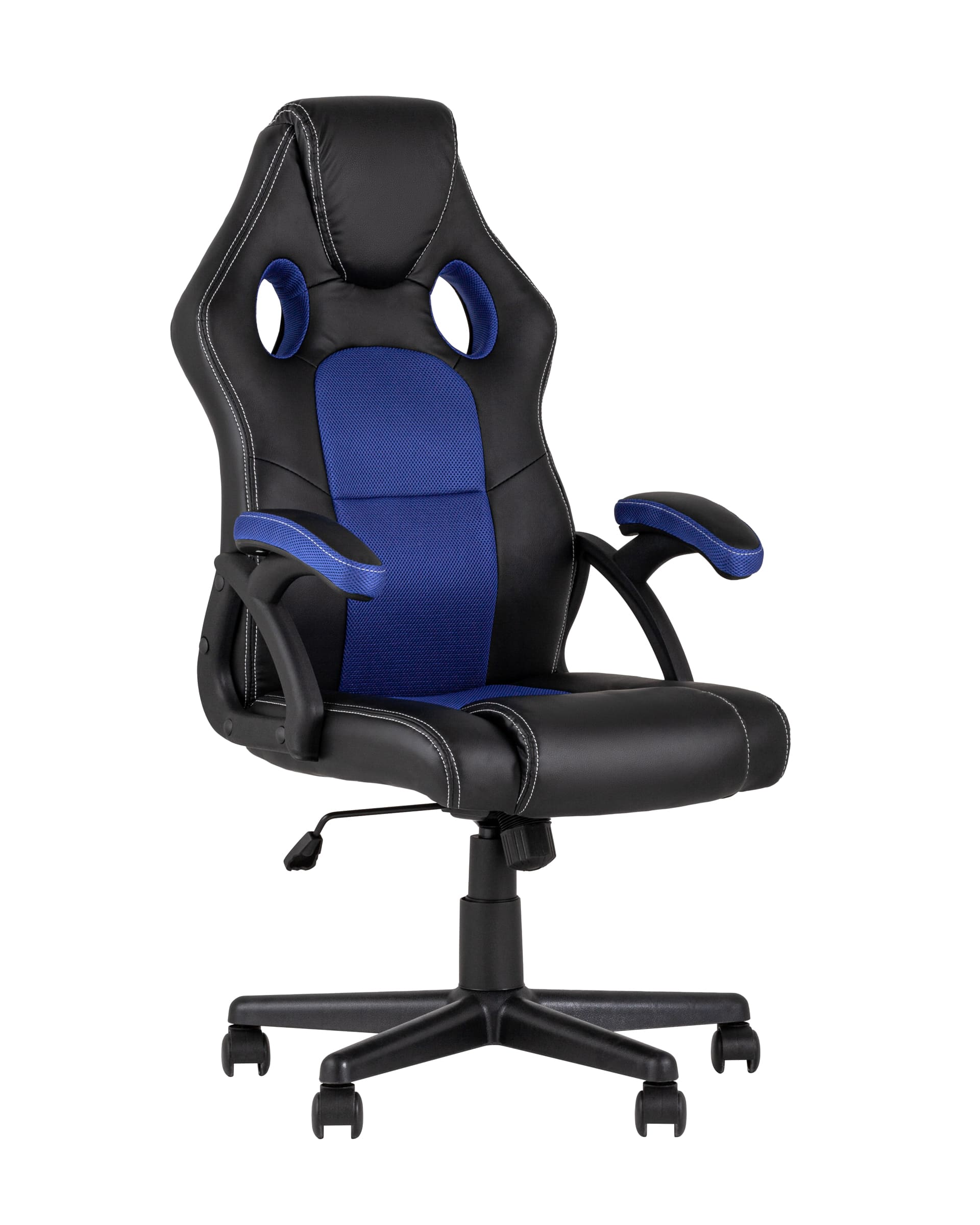 Игровое кресло компьютерное TopChairs Concorde синее геймерское Игровое кресло компьютерное TopChairs Concorde синее геймерское