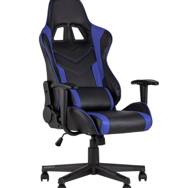 Игровое кресло компьютерное TopChairs Impala синее геймерское