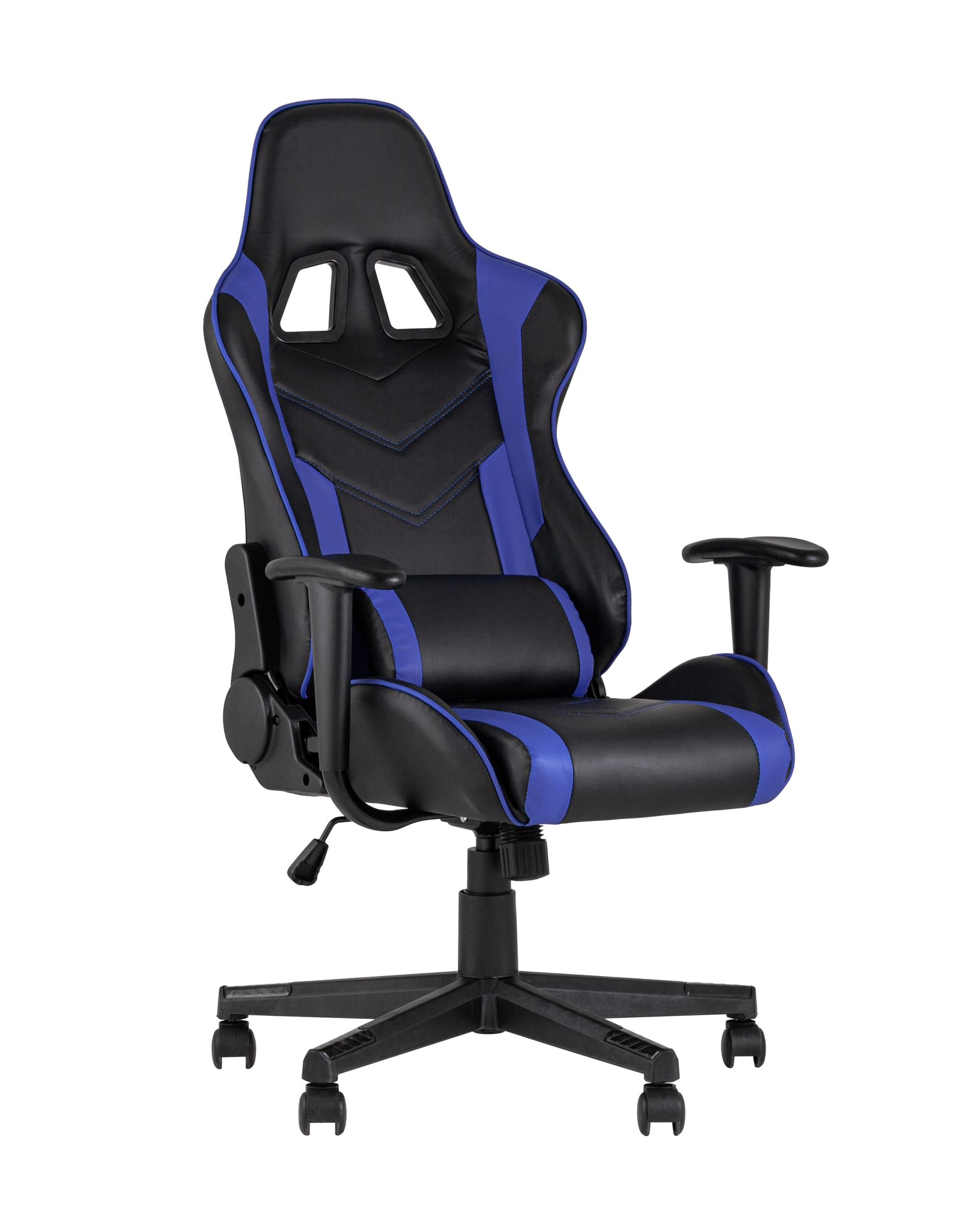 Игровое кресло компьютерное TopChairs Impala синее геймерское Игровое кресло компьютерное TopChairs Impala синее геймерское