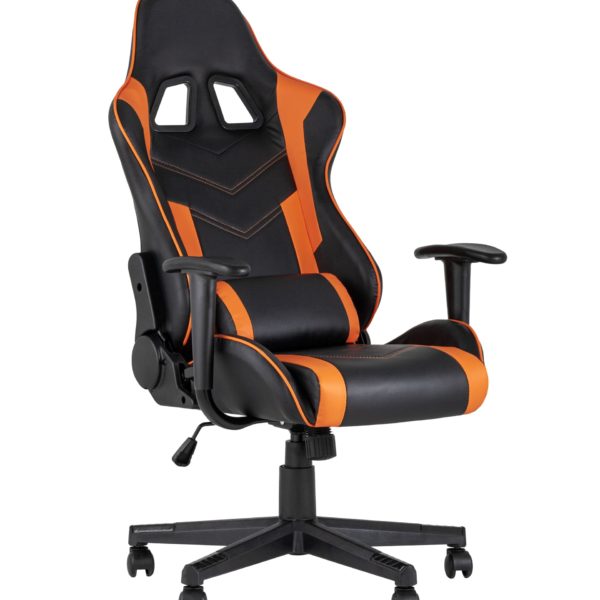 Игровое кресло компьютерное TopChairs Impala оранжевое геймерское