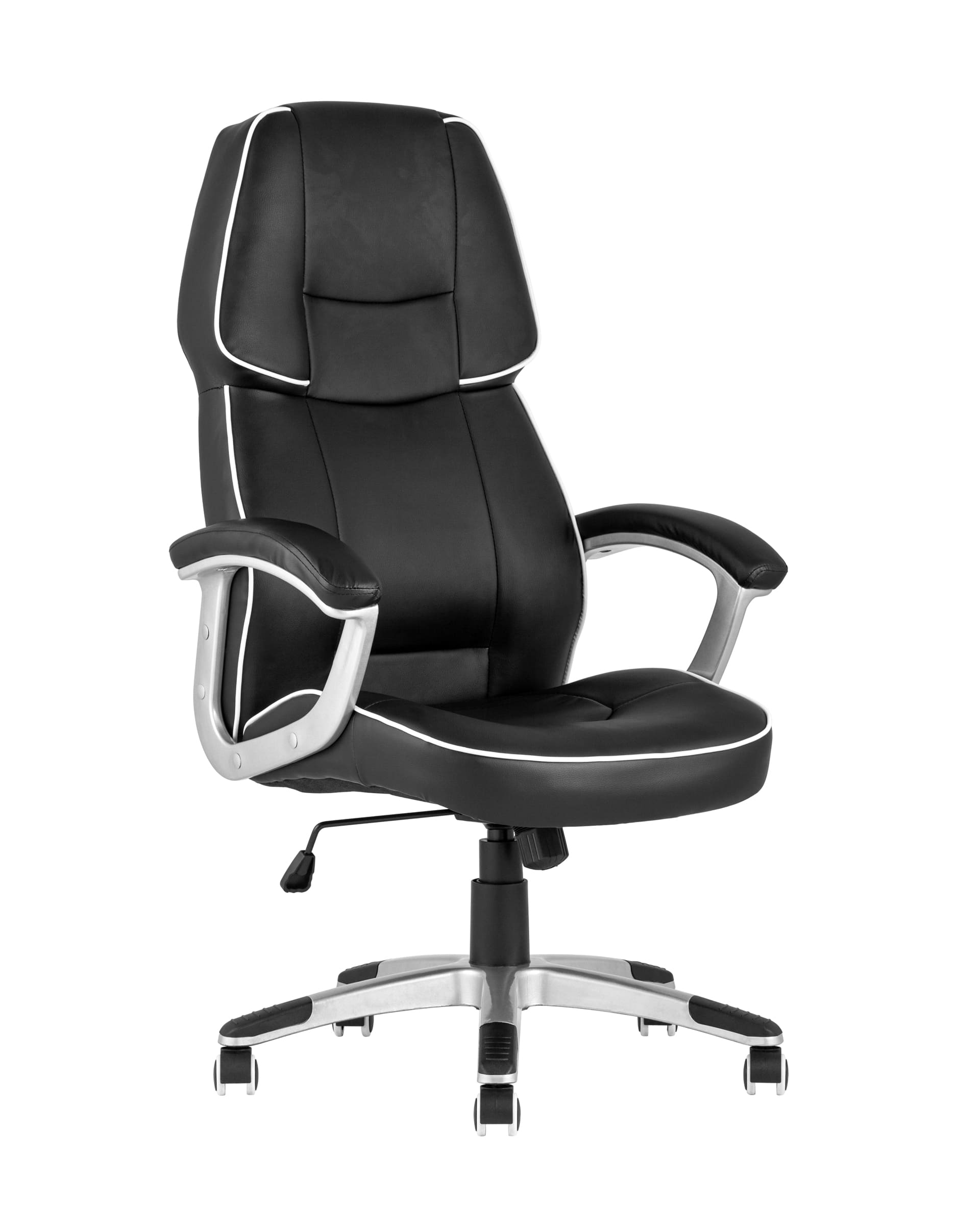 Игровое кресло компьютерное TopChairs Phantom черное геймерское Игровое кресло компьютерное TopChairs Phantom черное геймерское