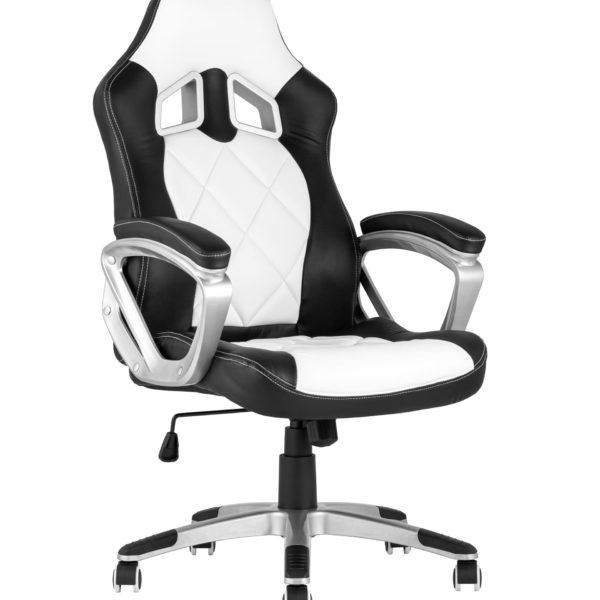 Игровое кресло компьютерное TopChairs Continental белое геймерское