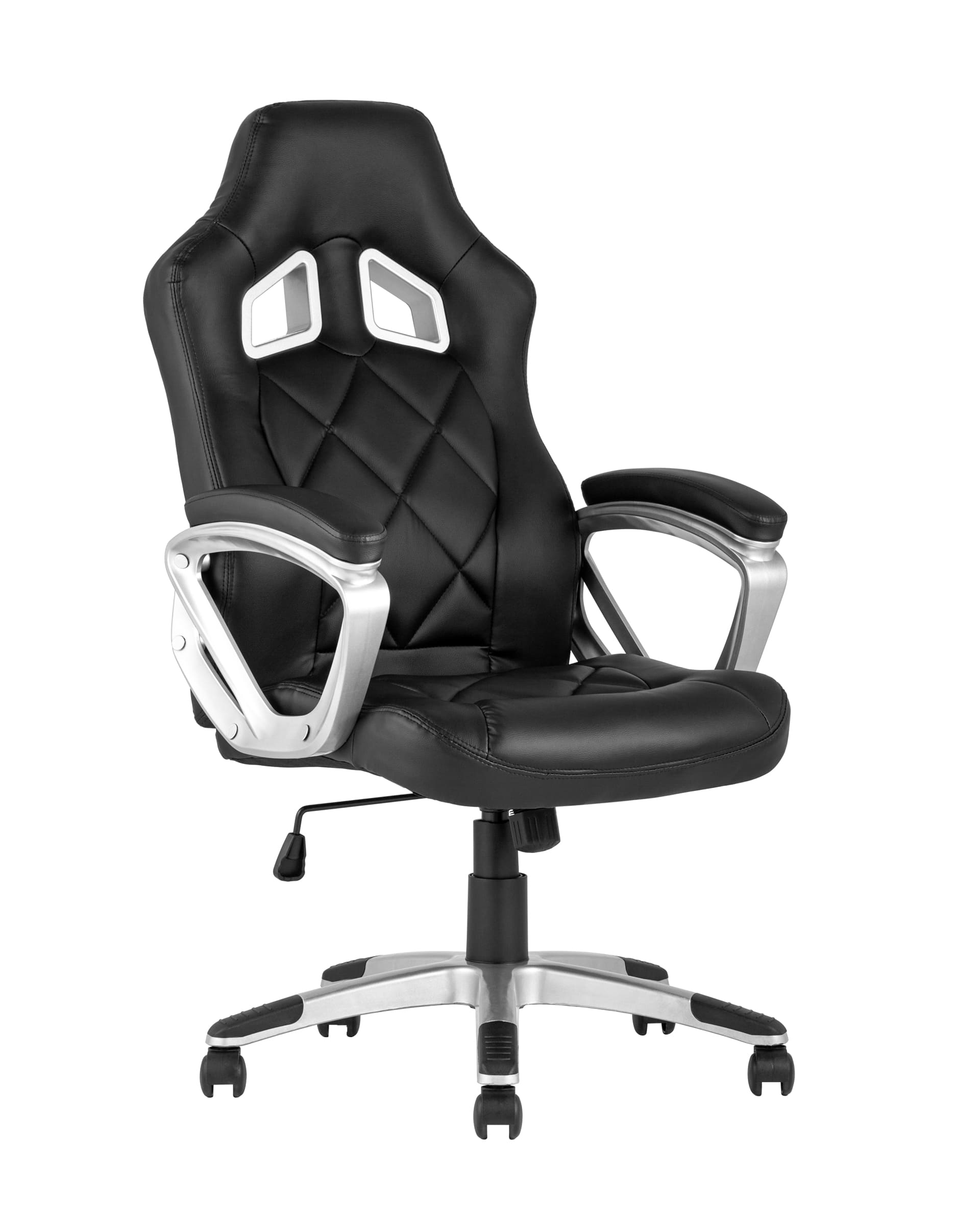 Игровое кресло компьютерное TopChairs Continental черное геймерское Игровое кресло компьютерное TopChairs Continental черное геймерское