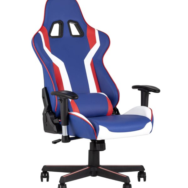Игровое кресло компьютерное TopChairs Cherokee синее геймерское
