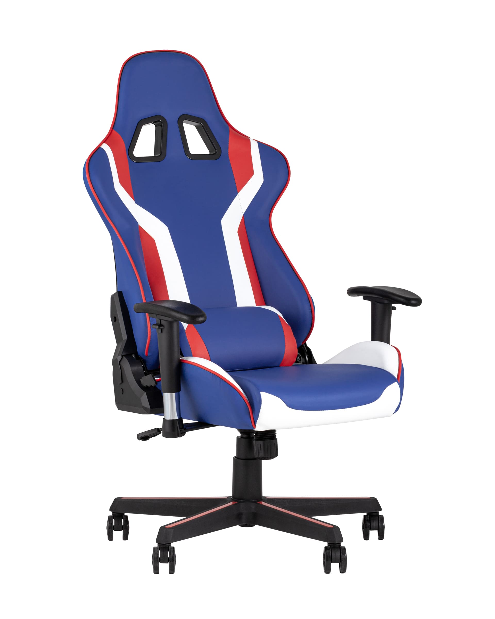 Игровое кресло компьютерное TopChairs Cherokee синее геймерское Игровое кресло компьютерное TopChairs Cherokee синее геймерское