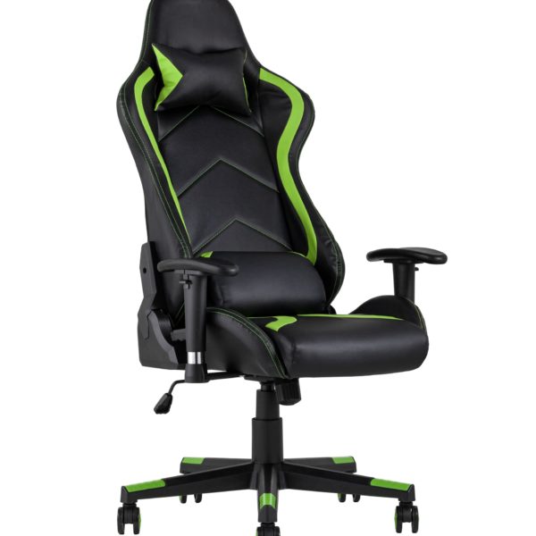 Игровое кресло компьютерное TopChairs Cayenne зеленое геймерское