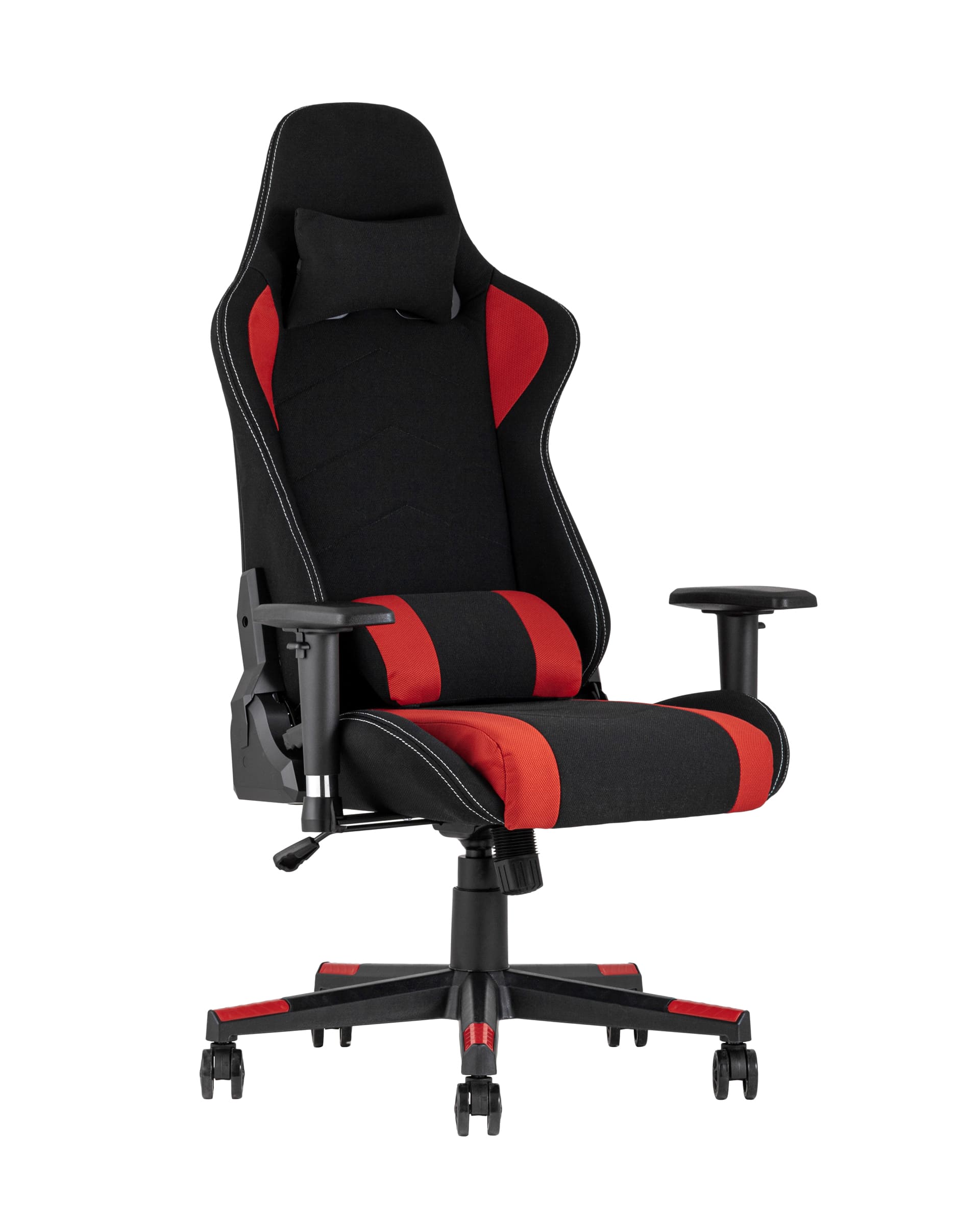 Игровое кресло компьютерное TopChairs Maybach черно-красное геймерское Игровое кресло компьютерное TopChairs Maybach черно-красное геймерское