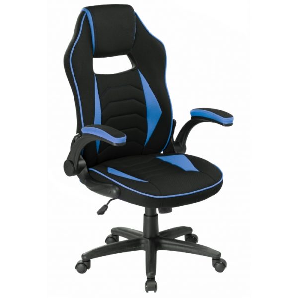 Стул Plast 1 light blue / black