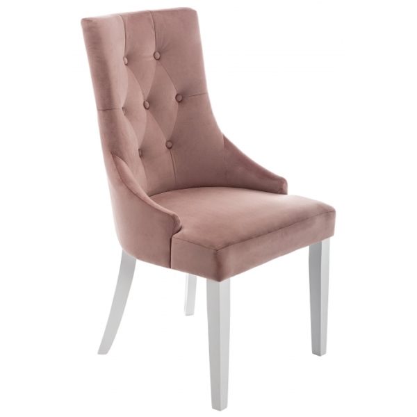 Стул деревянный Elegance white / terracotta