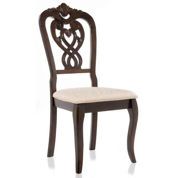 Стул деревянный Rosi cappuccino / brown