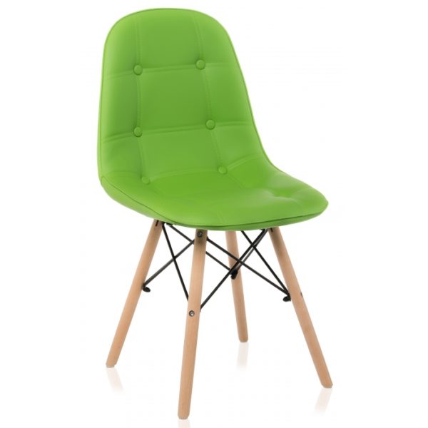 Стул деревянный Kvadro green