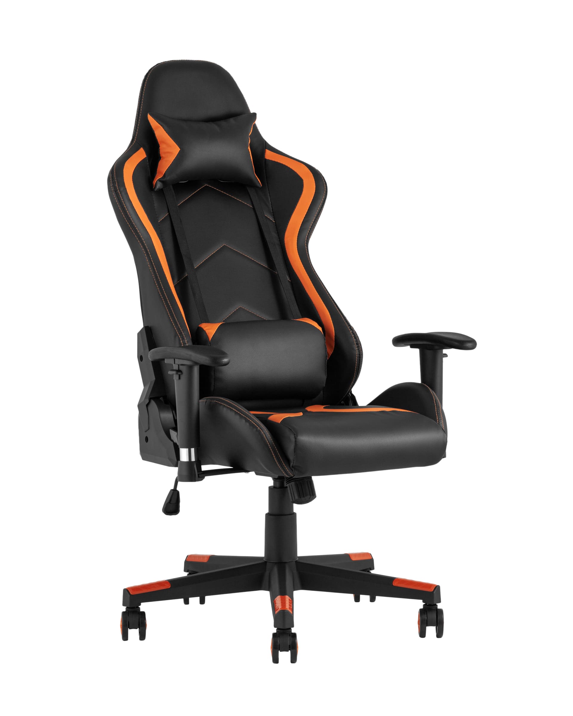 Игровое кресло компьютерное TopChairs Cayenne оранжевое геймерское Игровое кресло компьютерное TopChairs Cayenne оранжевое геймерское