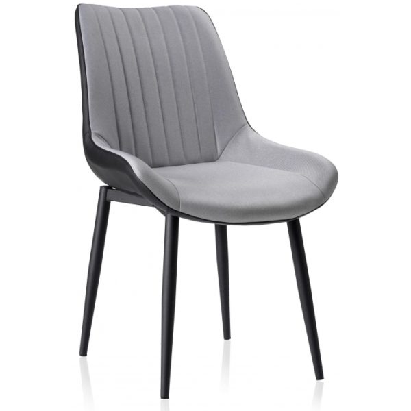 Стул Seda black / light gray