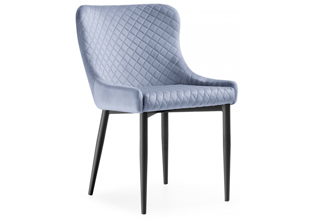 Стул Teo light blue / black Стул Teo light blue / black