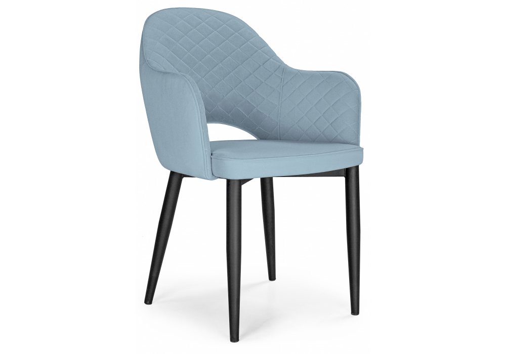 Стул Vener light blue / black