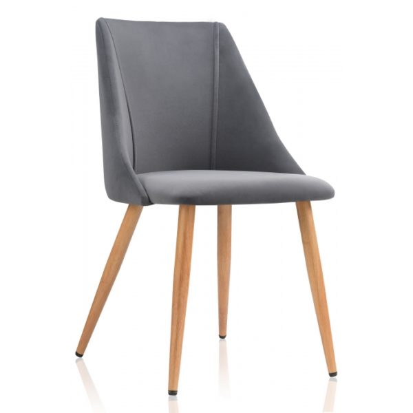 Стул Morgan dark gray / wood