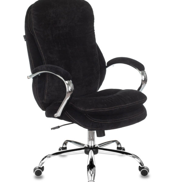 Компьютерное кресло руководителя Бюрократ T-9950SL Fabric черный Light-20 крестовина металл хром мягкая обивка из ве