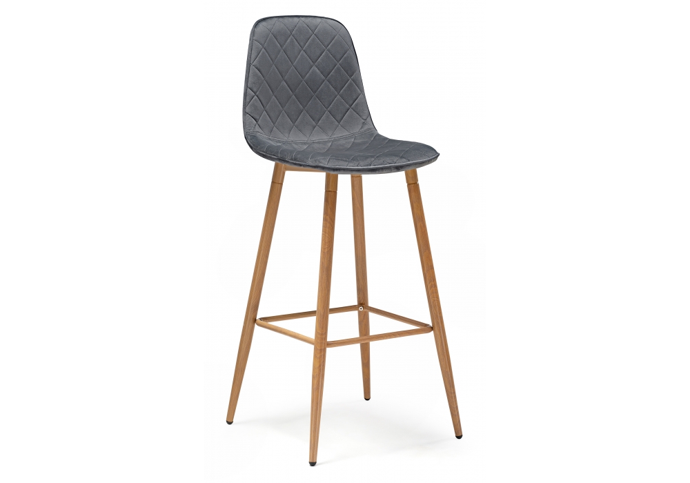 Барный стул Capri dark gray / wood Барный стул Capri dark gray / wood