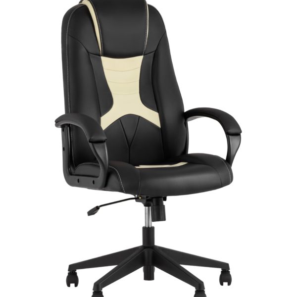 Геймерское кресло компьютерное игровое TopChairs ST-CYBER 8 черный эко.кожа крестовина пластик
